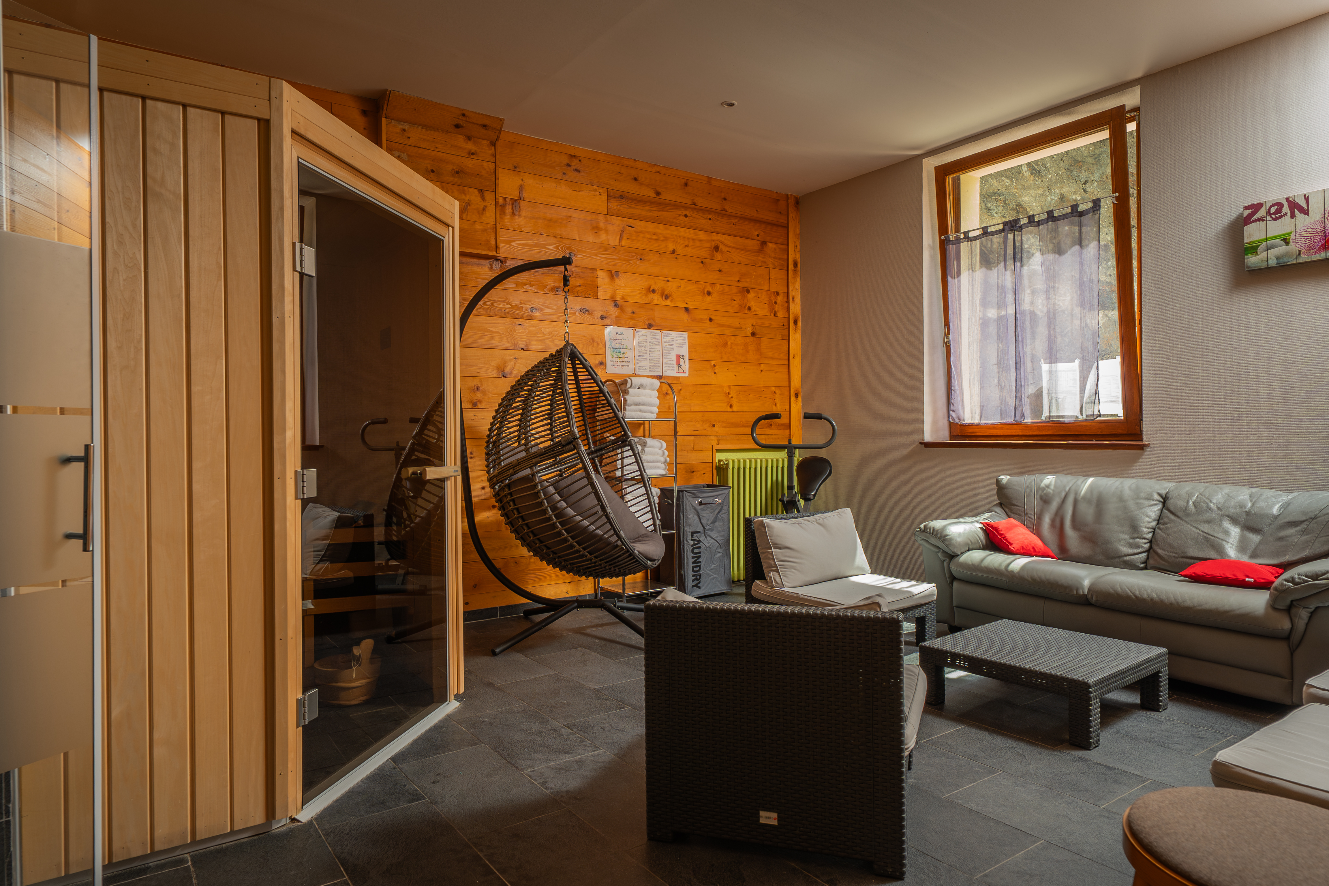 sauna de l'hotel