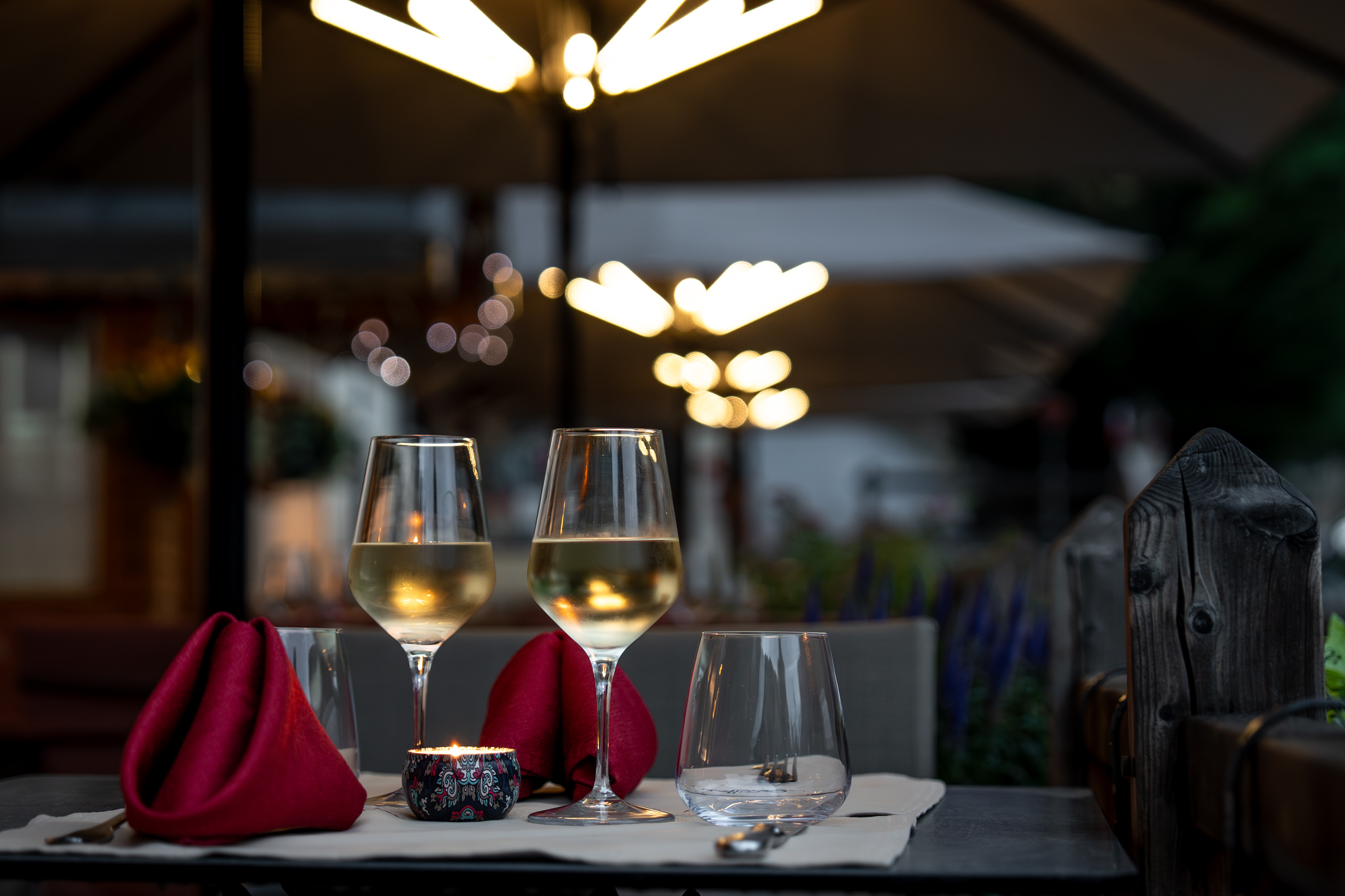 terrasse face à la Meije